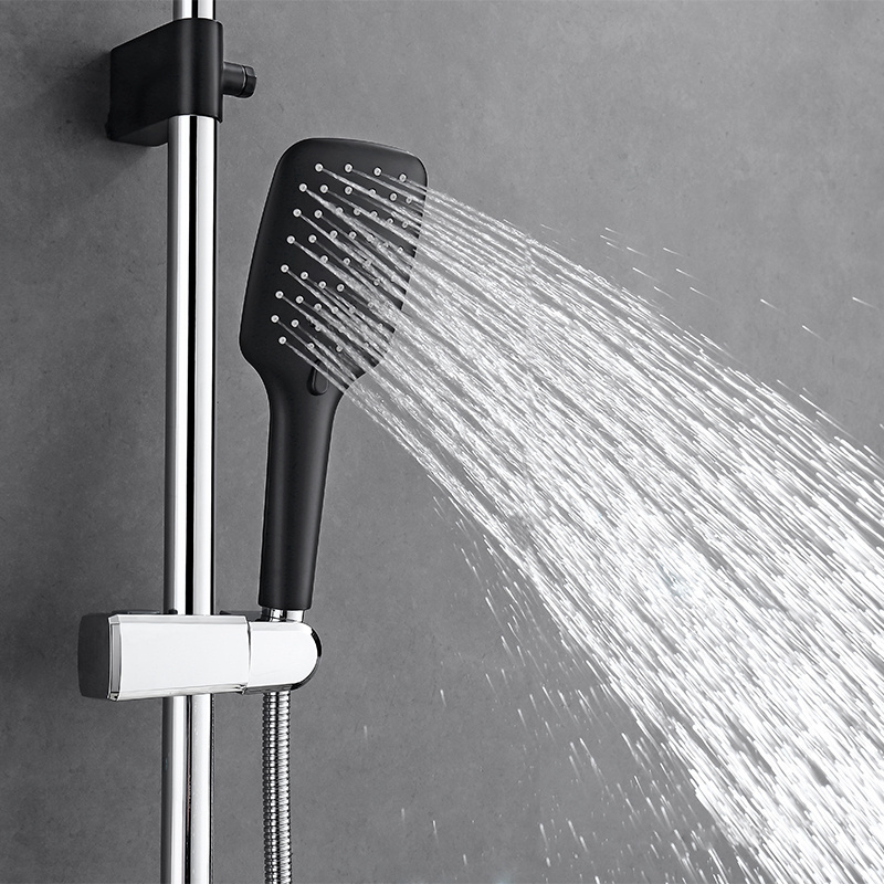 Luxury Modern shower Dual Handle bathroom sets 3 function shower faucet with high quality shower head