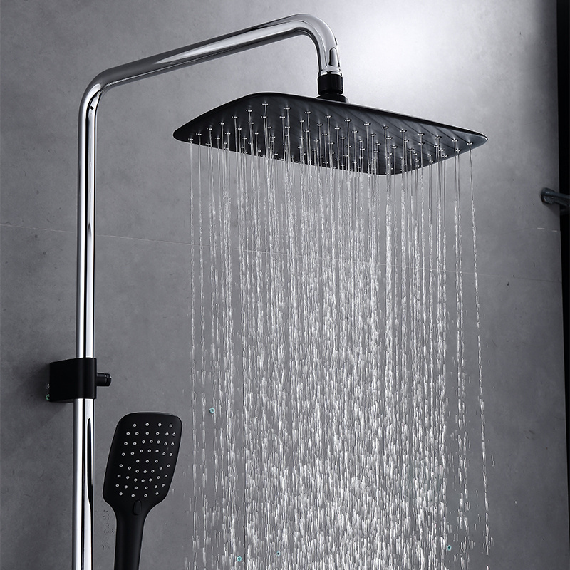 Luxury Modern shower Dual Handle bathroom sets 3 function shower faucet with high quality shower head