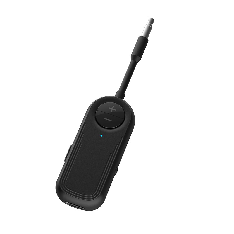 New M28 BT5.3 aircraft blue tooth 3.5mm audio receiver transmitter is suitable for lossless stereo sound on the aircraft