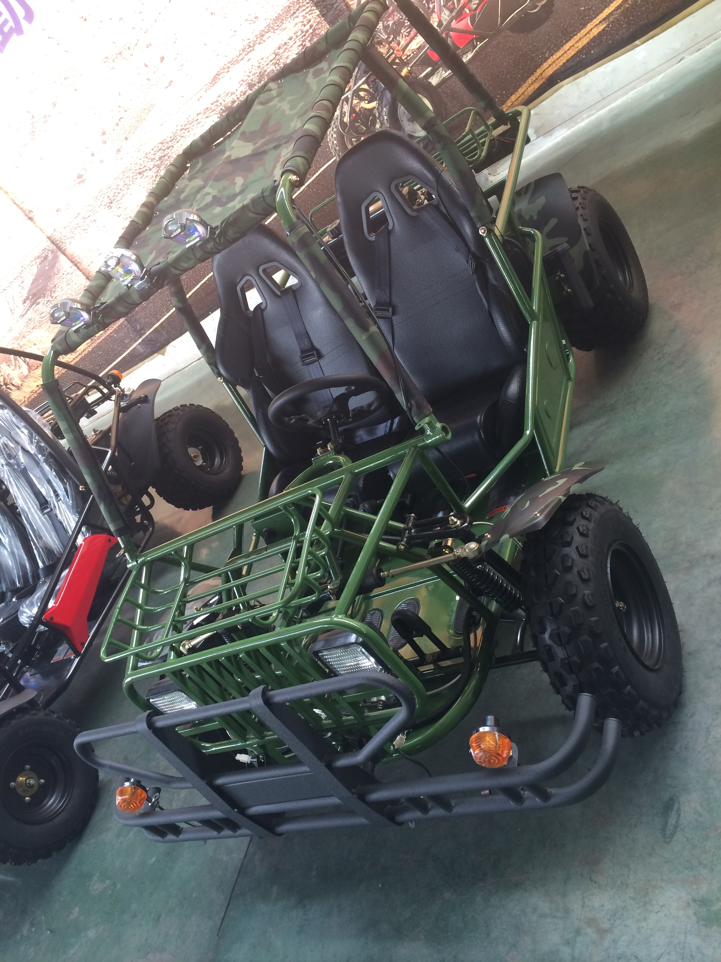 Kandi 150cc/200cc go kart gasolina adult mud go kart