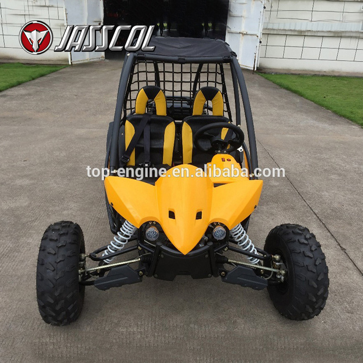 Made In China Superior Quality CE new gas electric start go kart two wheels 200cc drive off road buggy