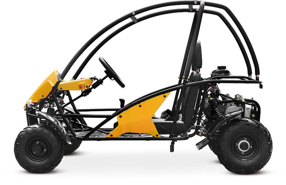 Hot sale new 4 wheeler 110cc gas electric 2 seat farm dune buggy for sale