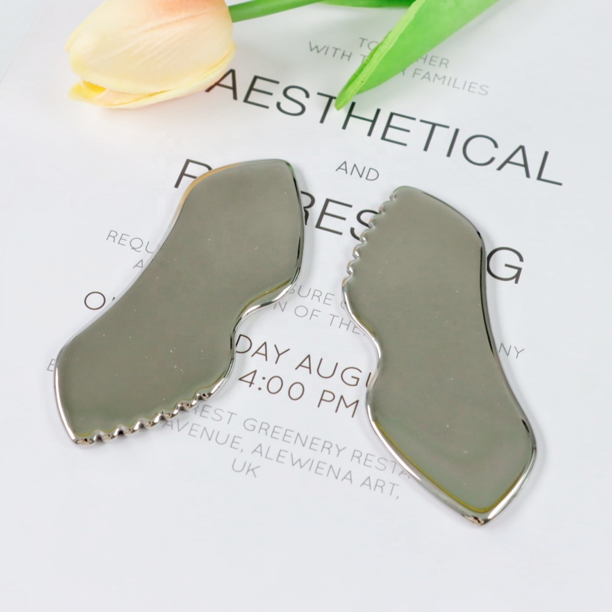 Stainless Steel Gua sha body massager guasha Skin Scraping Massage Tool