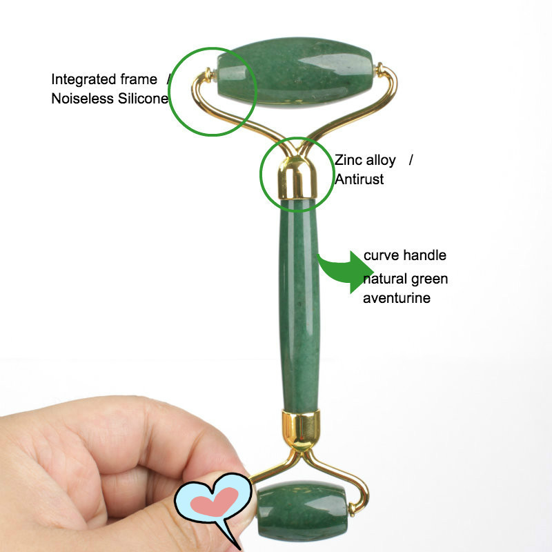 anti aging stone face massage tool roller jade gua sha stone