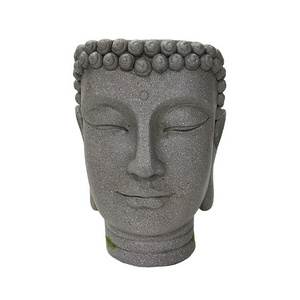 Garden MGO buddha head planters and pots