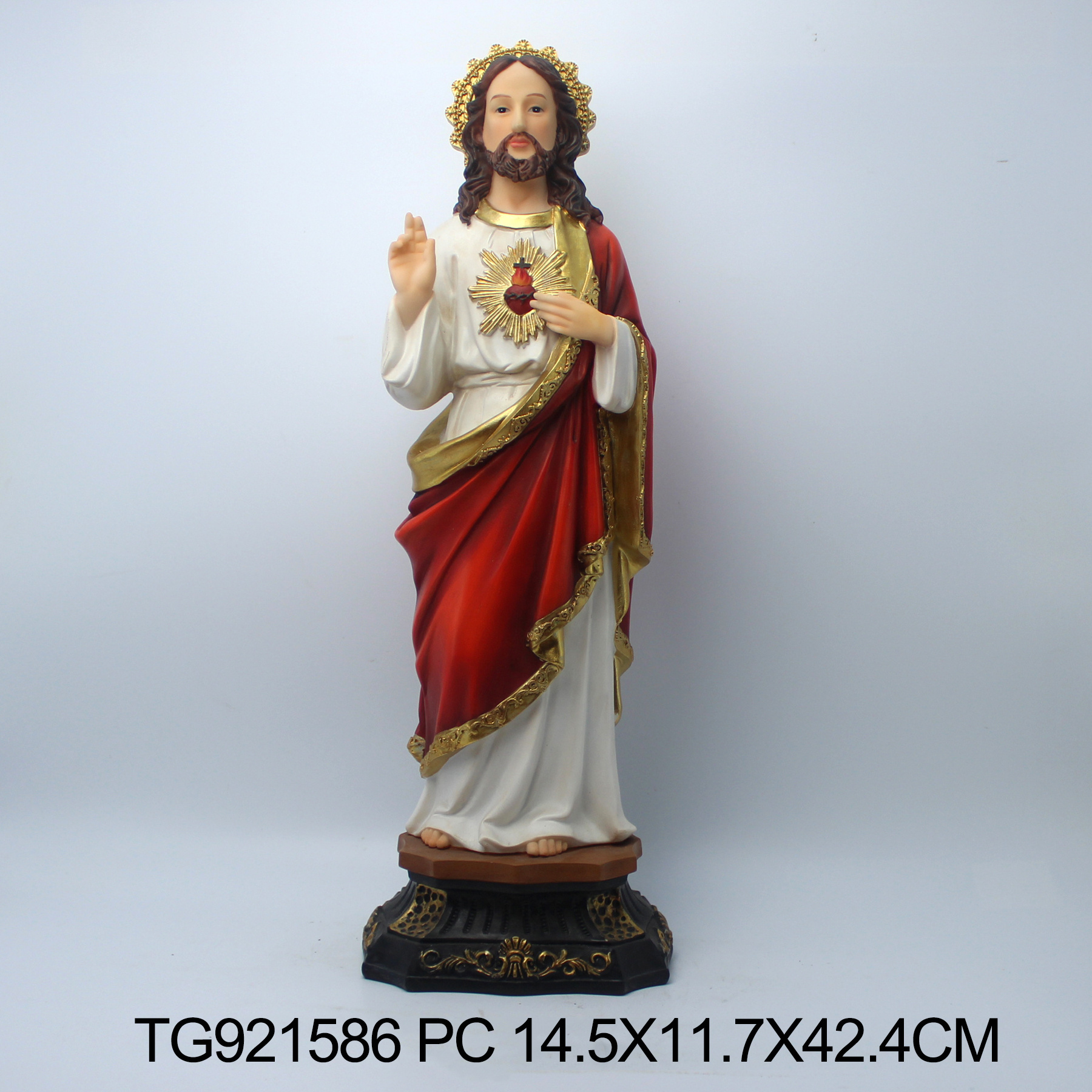 Factory Custom Resin Sacred Heart of Jesus Figure Religious Saint Jude Catholic Religious Saint Statues