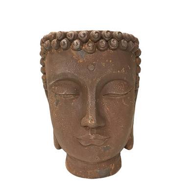 Flower & Garden buddha head MGO big planter pot