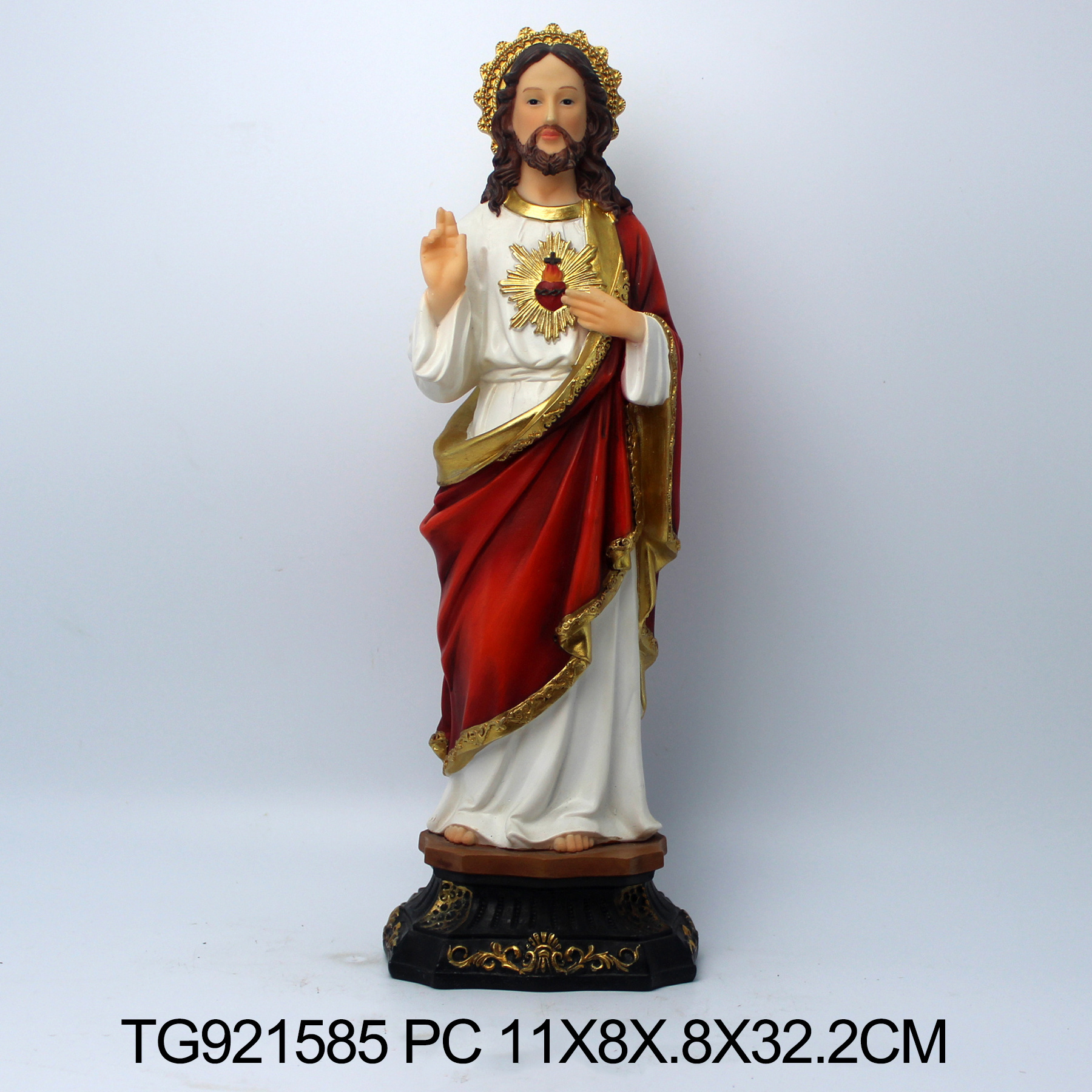 Factory Custom Resin Sacred Heart of Jesus Figure Religious Saint Jude Catholic Religious Saint Statues