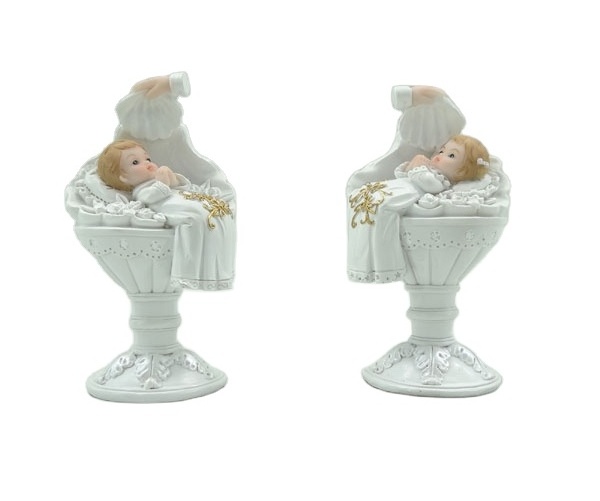 Top Grace Custom first communion souvenir christening resin baptism baby figurine