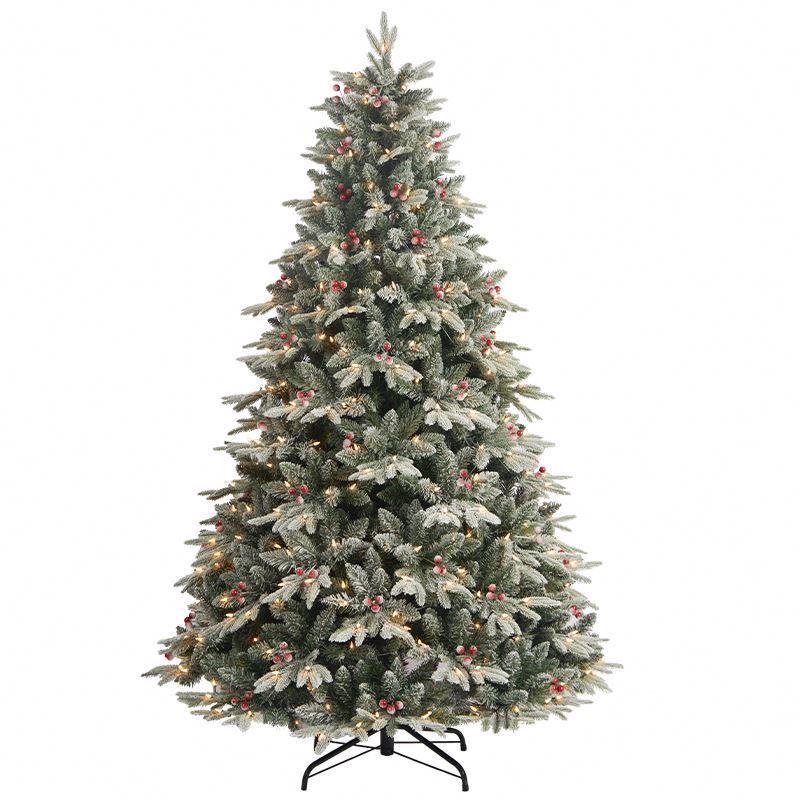 2023 Xmas Tree High Quality Green PVC 90CM-300CM PE&PVC Mixed New Made Artificial Christmas Tree With Ornaments