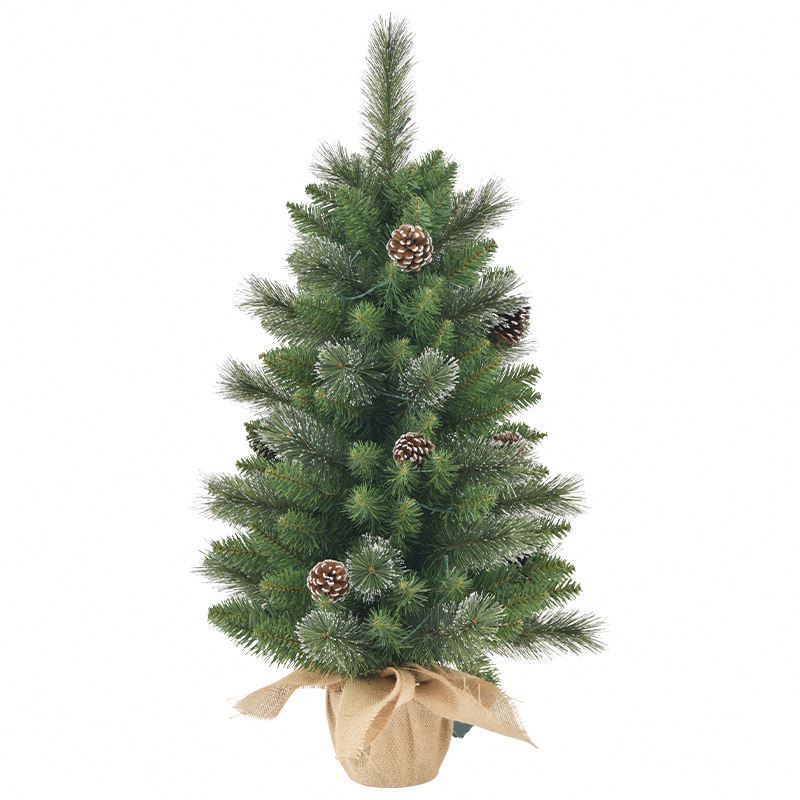 Wholesale Christmas Snow Spray 120cm Flocked Xmas Tree Wedding Holiday Decoration Christmas PVC Tree