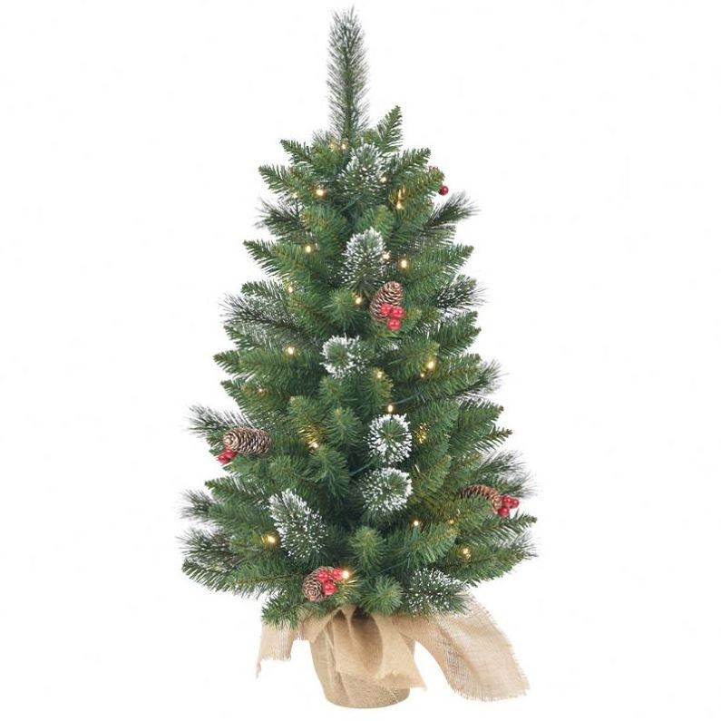 Wholesale Christmas Snow Spray 120cm Flocked Xmas Tree Wedding Holiday Decoration Christmas PVC Tree