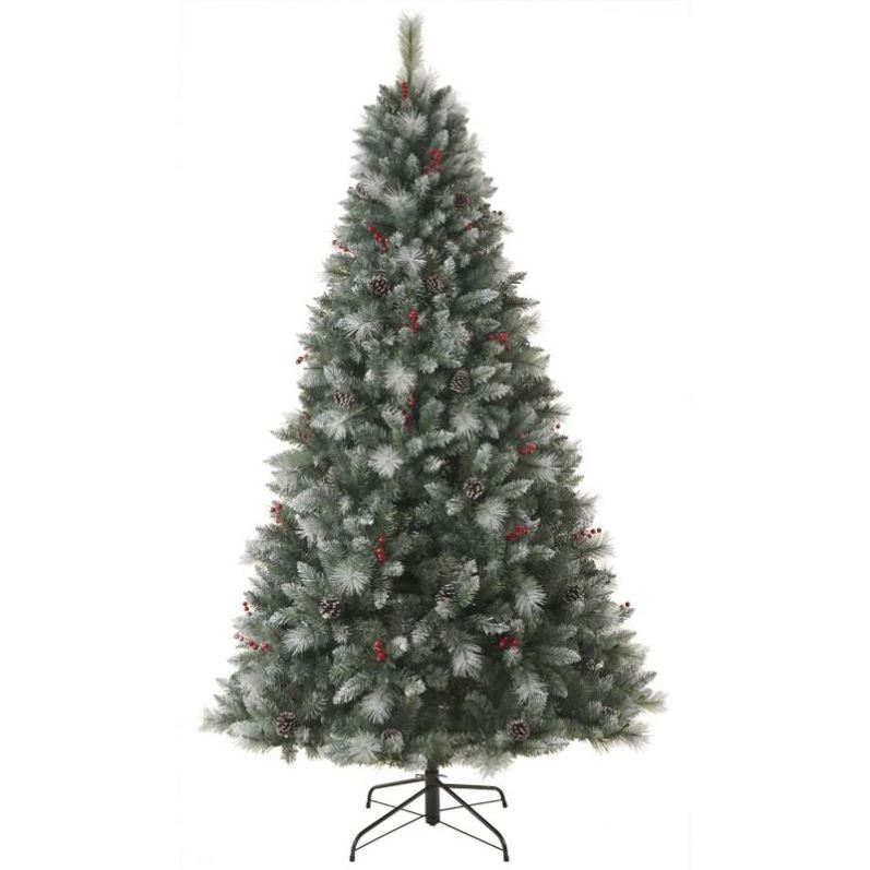 Wholesale Supplier Customized Morden Led Flocking Christmas Tree Outdoor