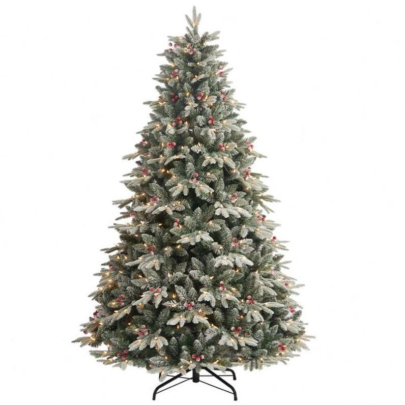 High Quality Christmas Ornament Heavy Snowing Tree Mini Tabletop 40 50 60 Cm Christmas Tree For Table Office Decoration