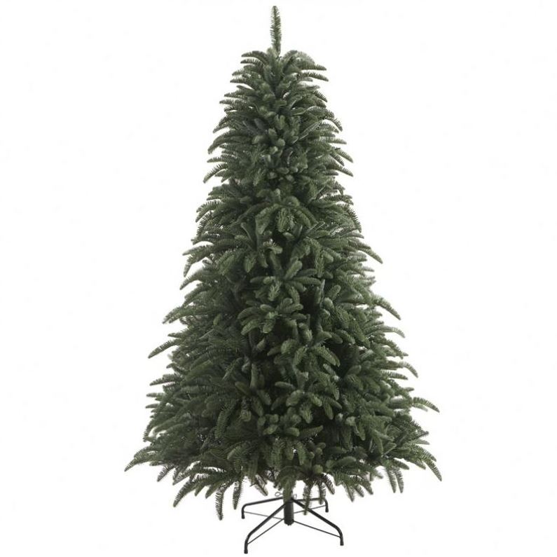 Ready to ship 4ft 5ft 6ft 7ft Luxury PE Christmas tree Unlit full realistic Artificial Christmas tree