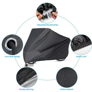 Bike Cover Outdoor Waterproof Bicycle Covers Rain Sun UV Dust Wind Proof with Lock Hole for Mountain Road Electric Bike