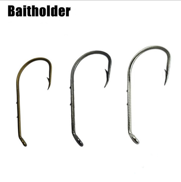 TOPIND Octopus Brabed Baitholder Down Eye Fishing Hooks