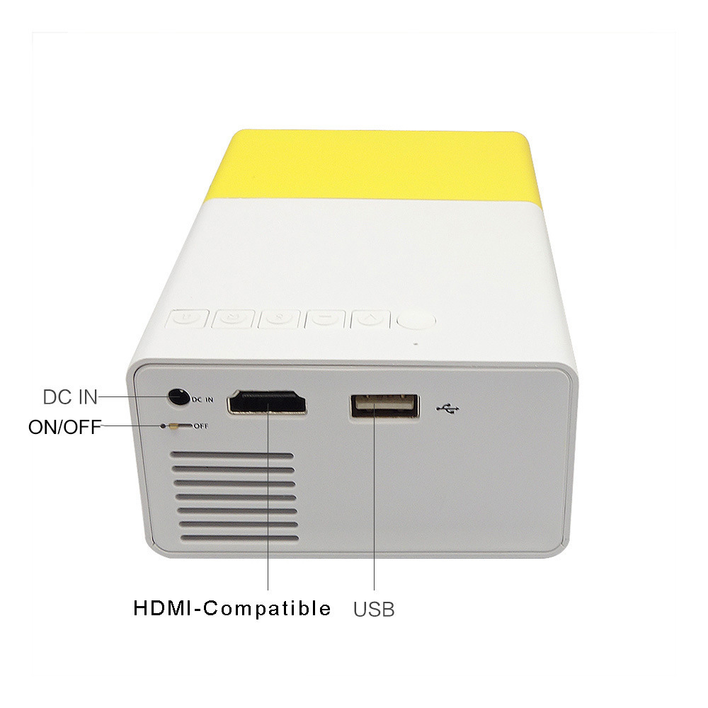 YG300 pro LCD Projector Mini pocket Projector for home theater