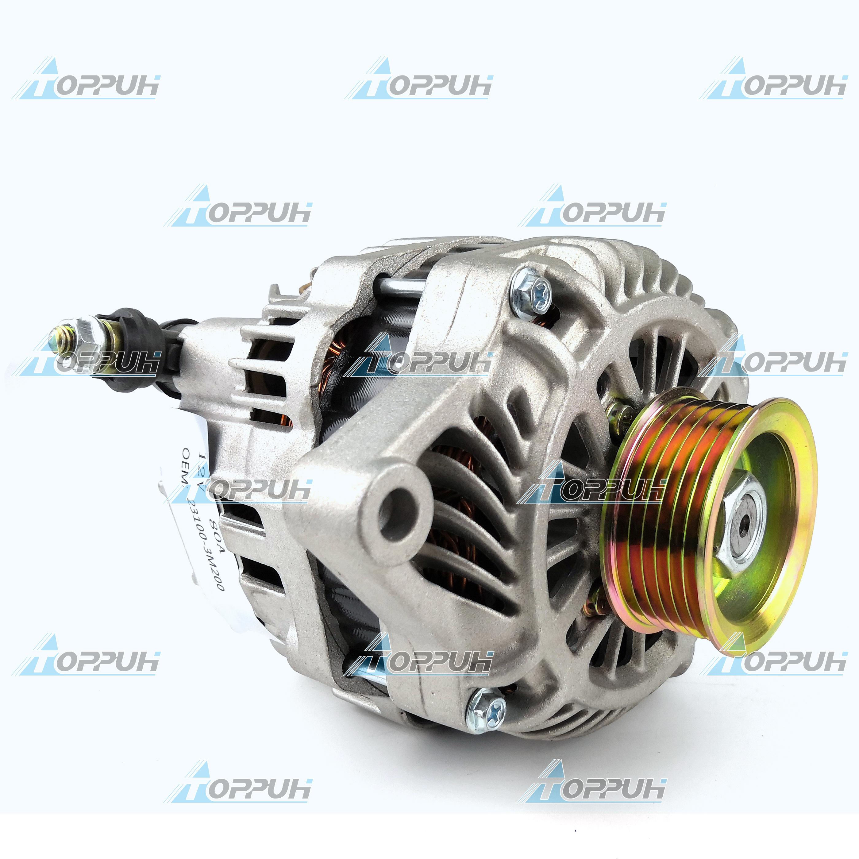 12V 80A Alternator Replacement for Nissan Sentra L4 (97-99), 200Sx L4 (97-98), LR180-768, A002TB3191, A003TB0091, A0002655221