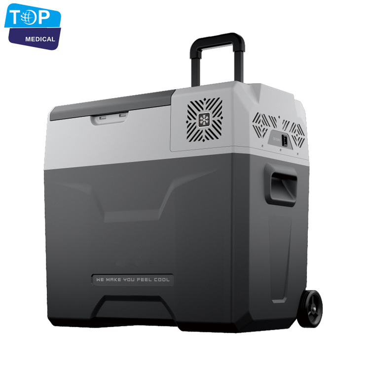 Portable 30/40/50L car refrigerator with compressor 12 / 24v