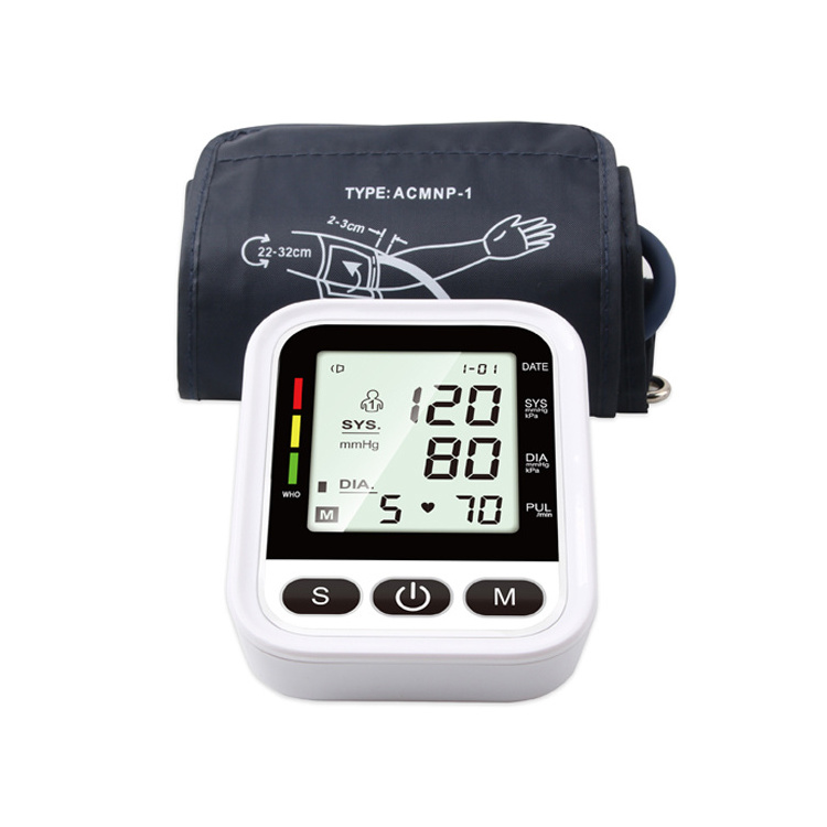 Factory Blood pressure monitor arm cuff connector with standard bp machine and arm blood monitor pressure