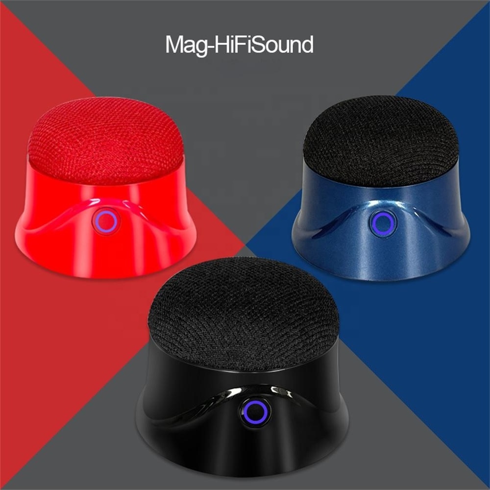 2023 New Magnetic Powerful Bluetooths Speaker Mini Subwoofer Surround Stereo Outdoor Portable UFO HiFi Computer Speakers