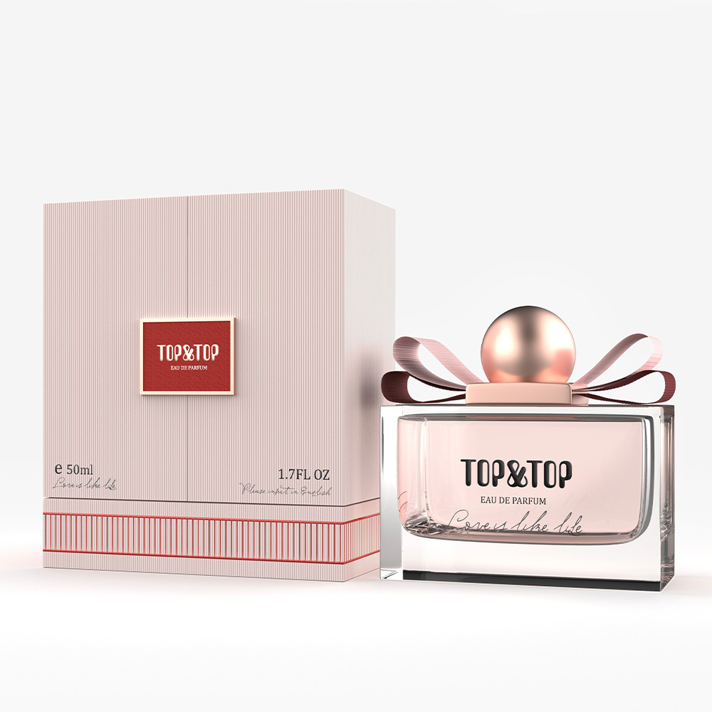 Custom eco 30ml 50ml 100ml pink luxury elegant double open door rigid cardboard paper oil perfume gift box packaging for women