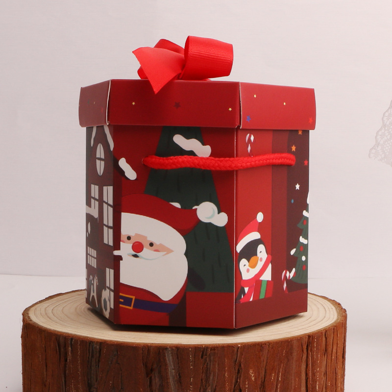 Wholesale Christmas fruit packaging box Christmas Eve Candy carton Gift box