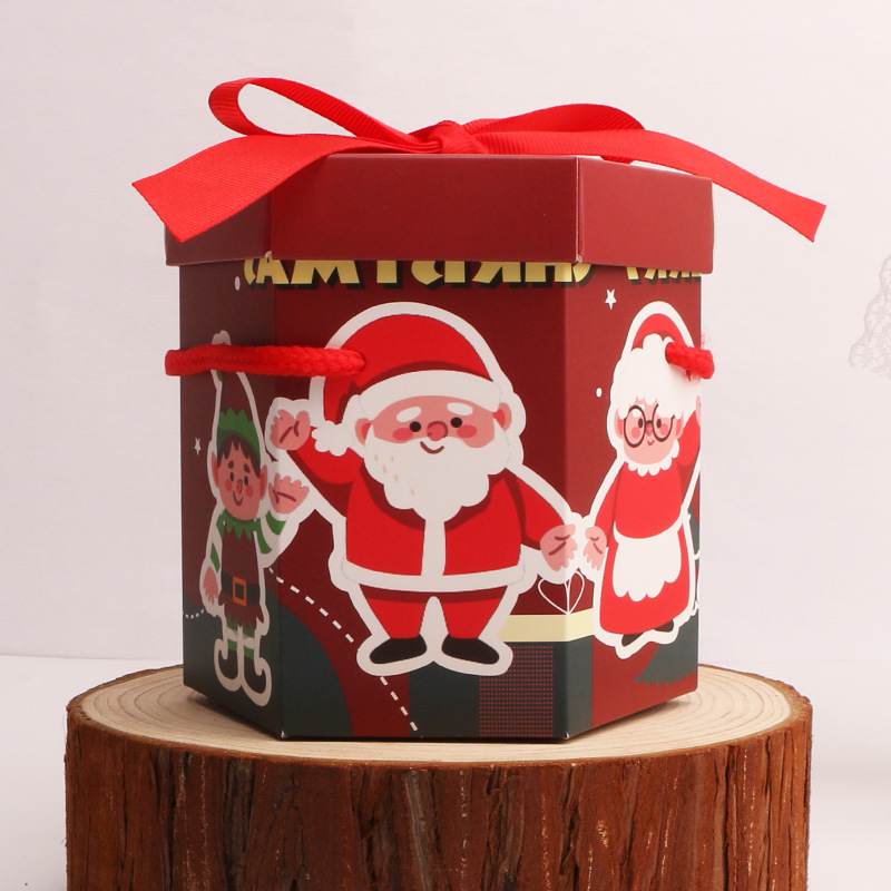 Wholesale Christmas fruit packaging box Christmas Eve Candy carton Gift box