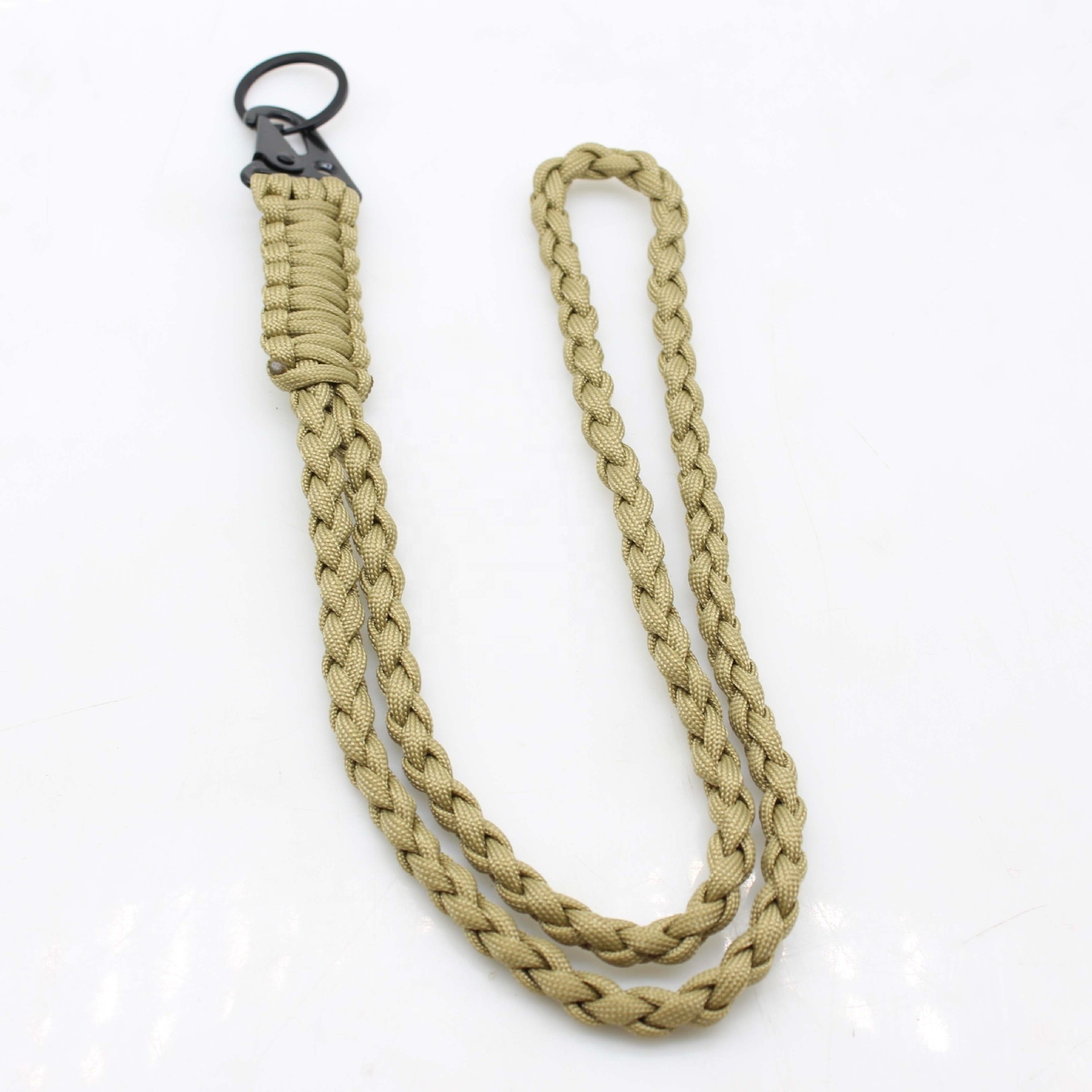 Outdoor Paracord Keychain Lanyard Neck Strap Umbrella Rope Lanyard