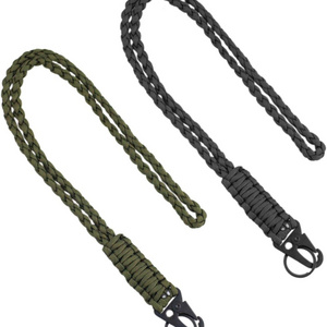 Outdoor Paracord Keychain Lanyard Neck Strap Umbrella Rope Lanyard