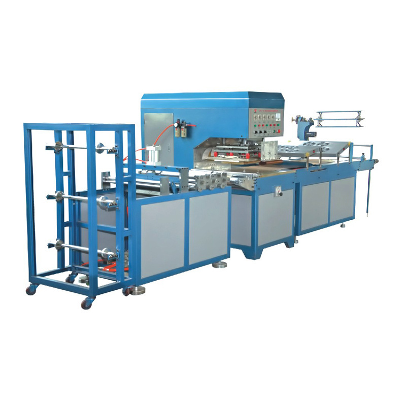 PLC type of plastic card sleeve making machine