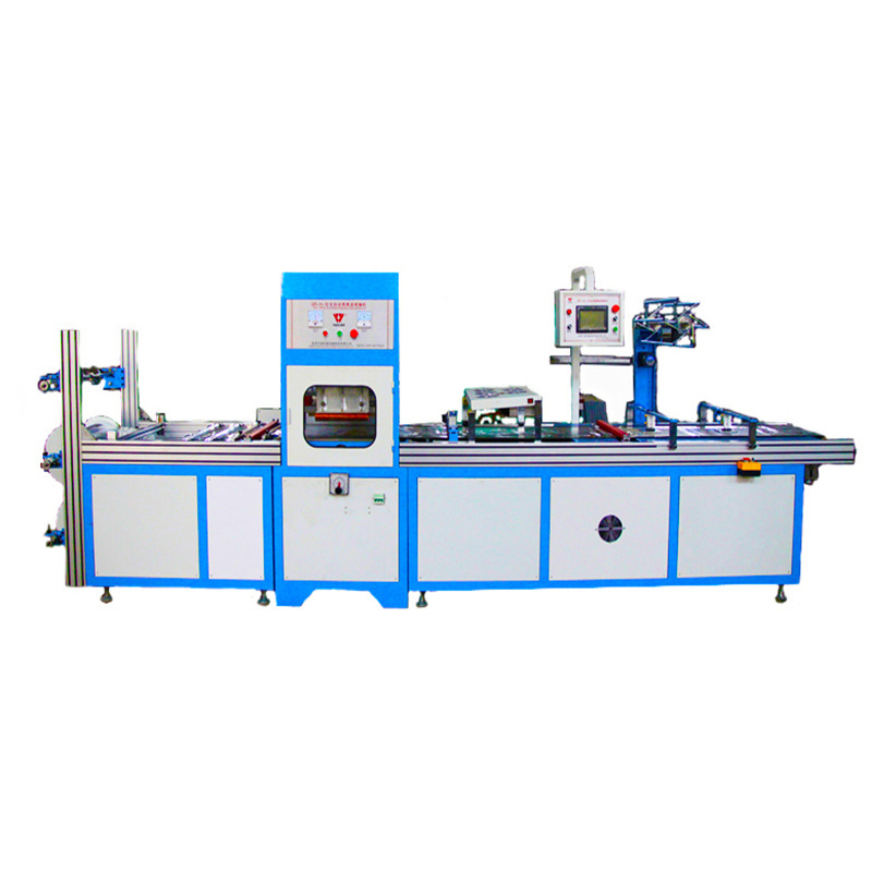 PLC type of plastic card sleeve making machine