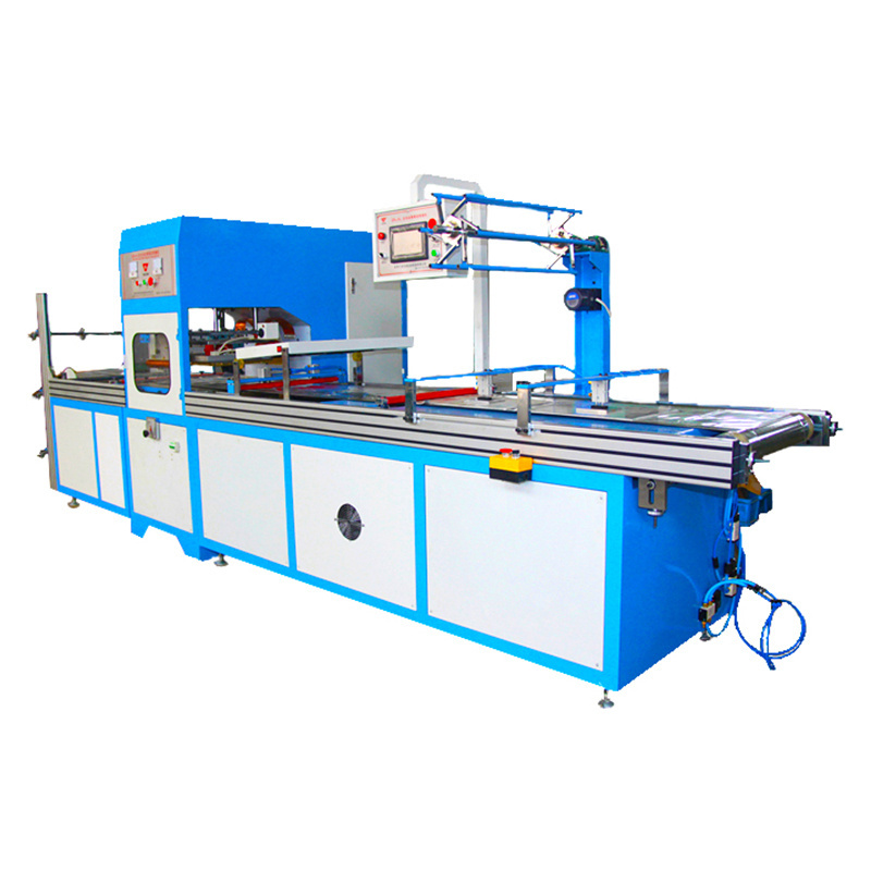 PLC type of plastic card sleeve making machine