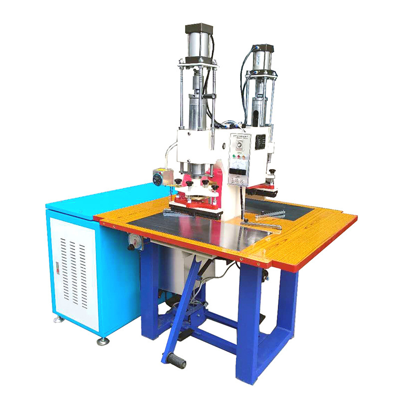 Double head of High frequency soft pvc keychain welding machine