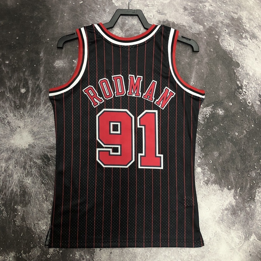 Wholesale China Cheap Custom Embroidered Chicago City Bull #91 Rodman #2 Ball Basketball Jerseys Sports Team Uniform