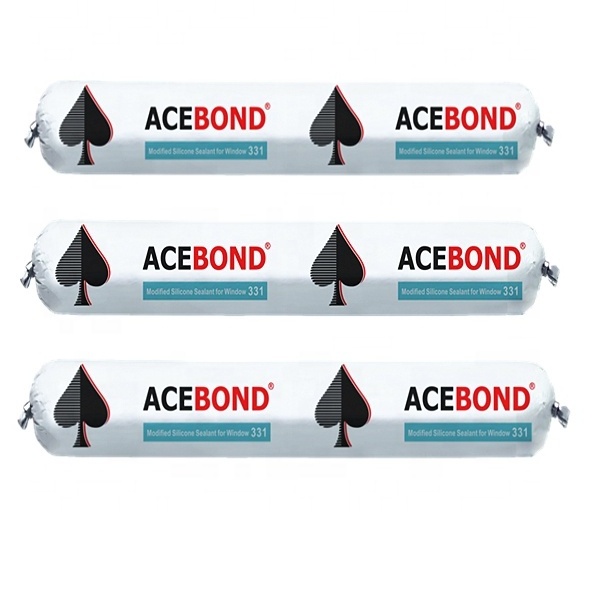 ACEBOND 331 Series Modified for Window Frame Insulation Board Sealant Silicone Glue for Fabric Acid Resistant Silicone 10 Pcs