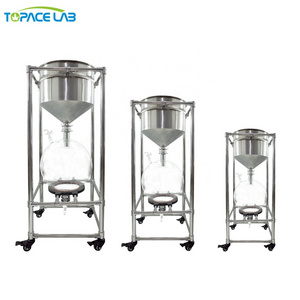 Topacelab Industrial Vacuum Filtering Equipment with Buchner Funnel 50-Liter Steel Filter Paper Funnel Efficient Filtration