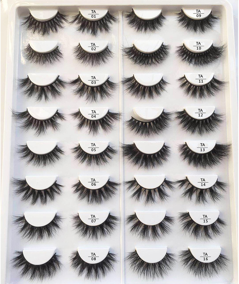 Eyelashes wholesale faux mink 3d faux mink eyelashes 10-30mm natural lashes wholesale