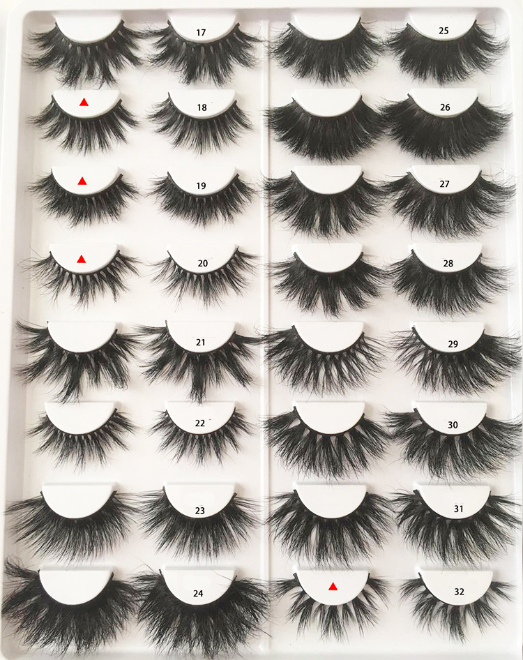 Eyelashes wholesale faux mink 3d faux mink eyelashes 10-30mm natural lashes wholesale