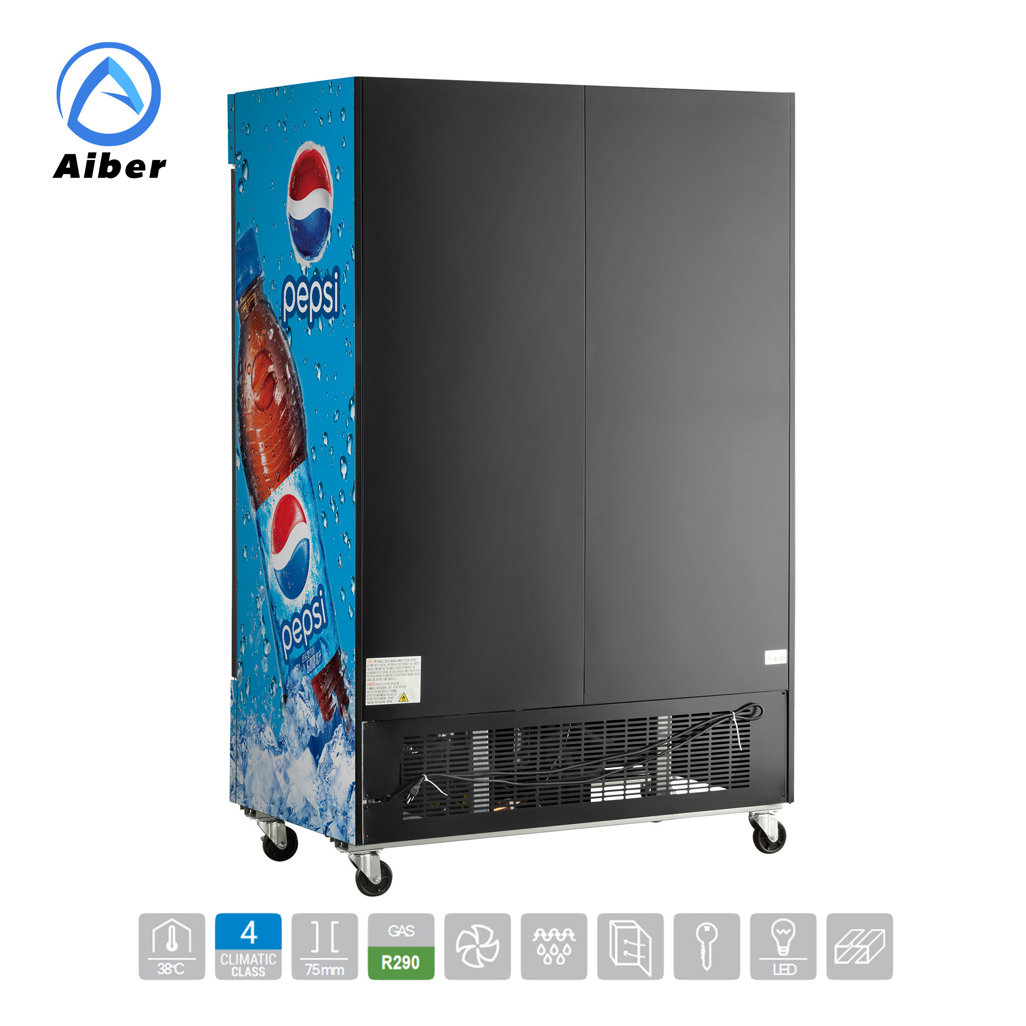 Hot Selling pepsi refrigerator bar chiller beer cooler fridge display fridge vertical freezer