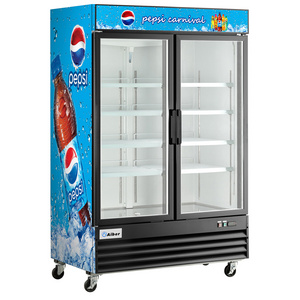 Hot Selling pepsi refrigerator bar chiller beer cooler fridge display fridge vertical freezer