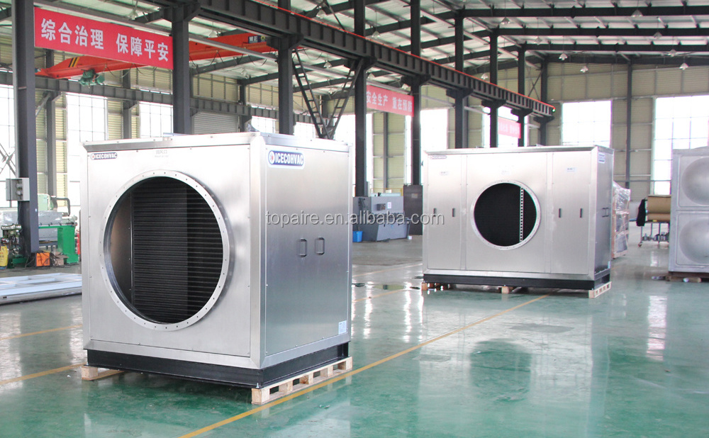 Marine air handling units with stainless steel cover and copper tube copper fins water coils