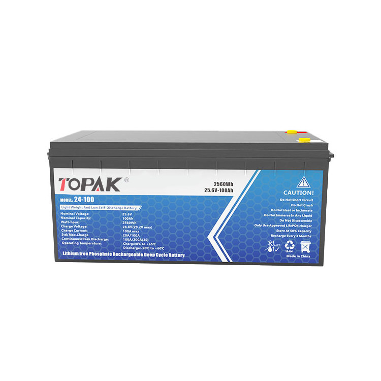 TOPAK 24V 50Ah 100Ah 150Ah 200Ah Rechargeable Batteries 24V RVs Lithium ion Battery Boats Backup Batteries