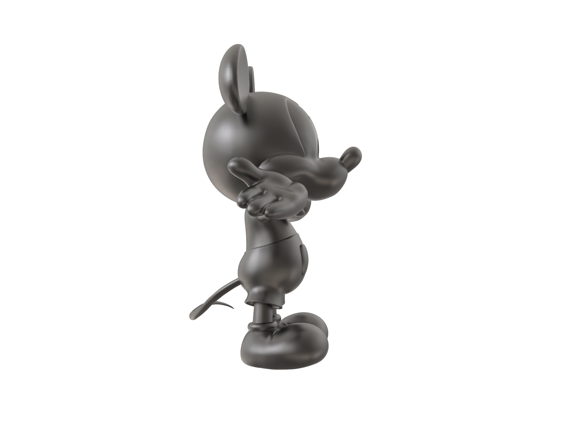 Factory Wholesale Mini Figure Pvc Electroplate Toy Kids Anime Action Figures Oem Odm Mickey Mouse For Collect