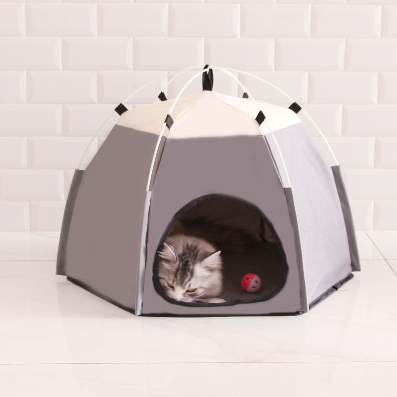 new style Pet Supplies Firm Outdoor Protection Portable Large Pop Up Cat Show Tents Enclosures Cat Dog House Tent