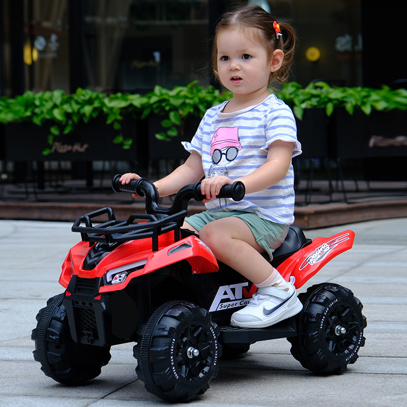 2022 Children Battery Electric Car Toys Power Operated ATV Quad for Kids Plastic Unisex 4 Wheel Suspension System Atv