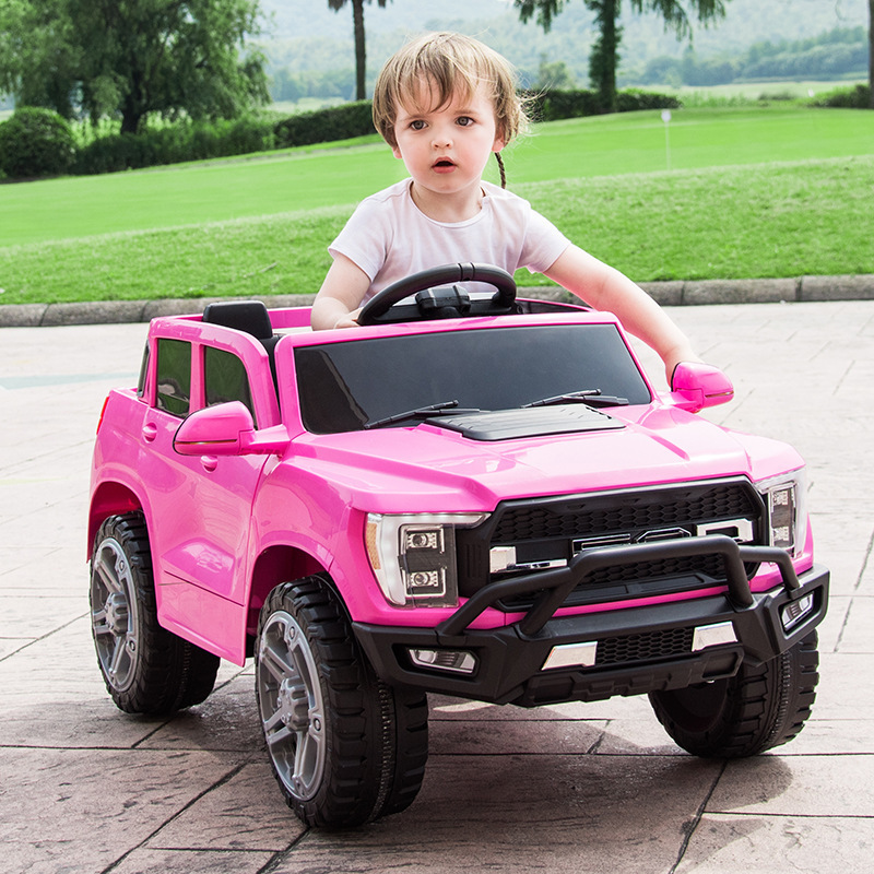 2022 Wholesale Pink Girls Battery Rechargeable Off Road ride on Electric car for 3-12 years old