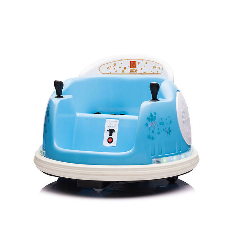 6v Ride on Electric Bumper Car for Kids Toddlers Toy Electric 360 Spin Zone Bumper Factory Blue Red White Yellow Battery Plastic