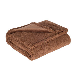 2024 Customize Luxury Sherpa Fleece Waterproof Puppy Dog Blankets for Pet Bed